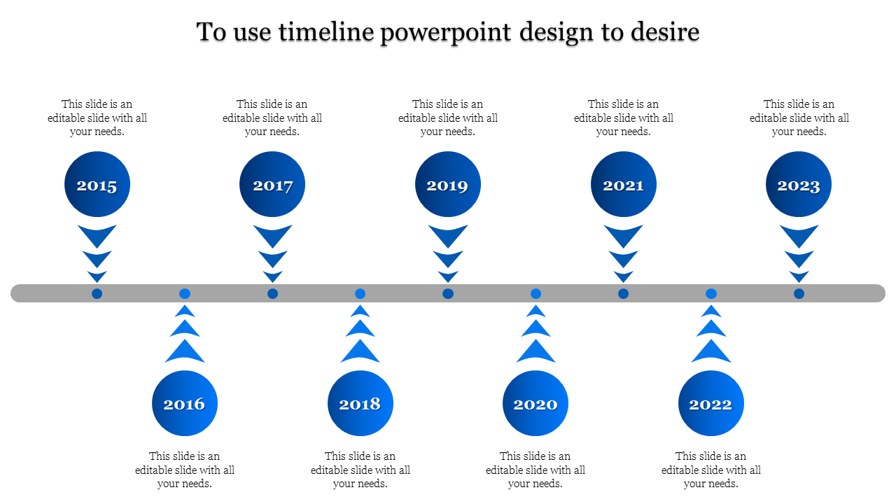 Simple PowerPoint Timeline Ideas Presentation Template